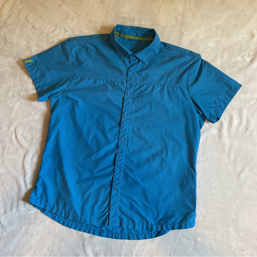* Bergan’s of Norway Sz XXL Blue Casual Button Down Shirt for Men